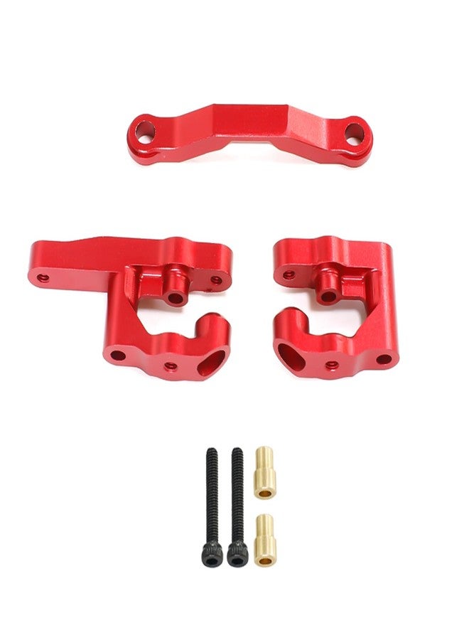 مجموعة توجيه من الألومنيوم XSYGO 7075 لسيارة Arrma 1/18 Granite Grom Mega RC قطع غيار للترقية (بديل ARA340202) (أحمر) - Image 1